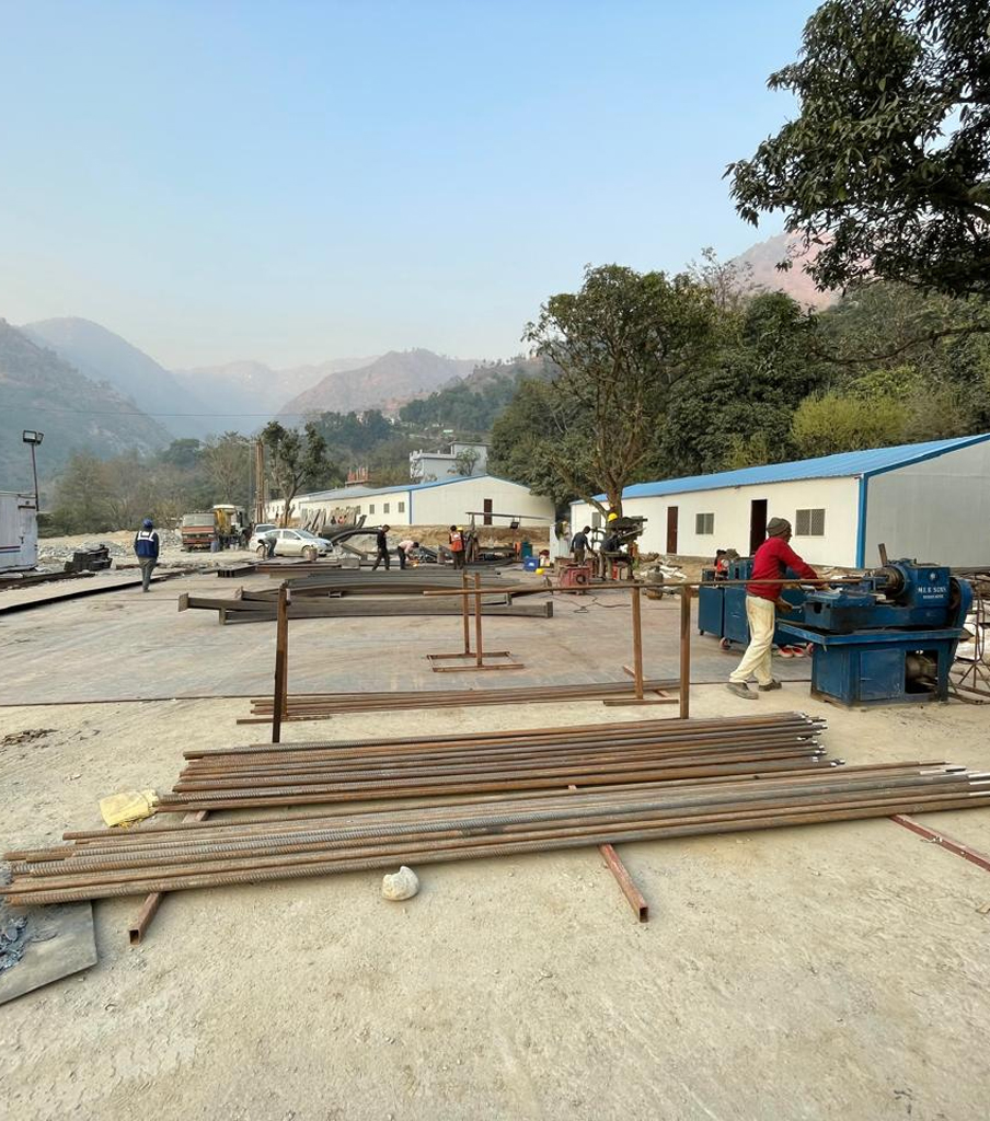 Rock bolt Threading Work